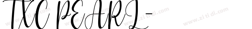 TXC PEARL字体转换